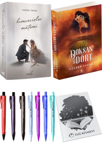 Doksan Artı Dört 2 ve Kimsesizler Matemi 1 Emine Tavuz 2li Set + Hediyeli