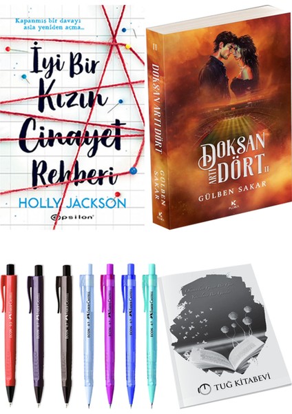 Doksan Artı Dört 2 ve Epsilon Yayınevi Iyi Bir Kızın Cinayet Rehberi Holly Jackson + Hediyeli