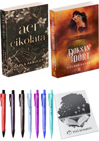 Doksan Artı Dört 2 ve Acı Çikolata Damla Akbulut 2'li Set + Hediyeli