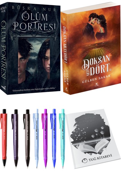 Doksan Artı Dört 2 ve Ölüm Portresi Büşra Nur 2li Set + Hediyeli