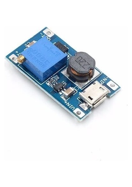 Dc-Dc Voltaj Yükseltici Ayarlanabilir Boost Modül - USB Soketli - 2A