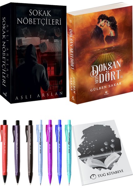 Doksan Artı Dört 2 ve Sokak Nöbetçileri 1 Aslı Arslan 2li Set + Hediyeli