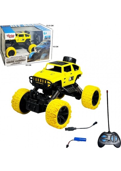 Uzaktan Kumandalı, Full Fonksiyonlu, Şarjlı, Büyük Teker Off Road Jeep Araba
