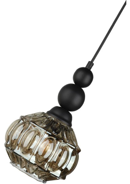 Katana Tekli Avize Siyah Füme Cam fırsatları