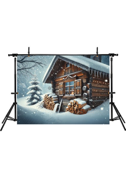 Karlar Içinde Büyüleyici Orman Manzarası Stüdyo Arka Plan 200 x 150 cm fiyatları