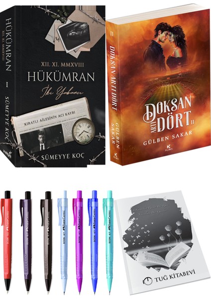 Doksan Artı Dört 2 ve Hükümran 1 Iki Yabancı Sümeyye Koç 2li Set + Hediyeli