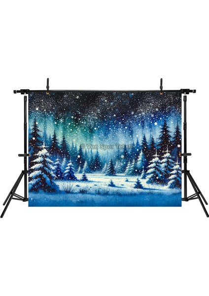 Beyaz Kış Masalı Yılbaşı Arka Plan Stüdyo Fonu 200 x 150 cm fiyatları