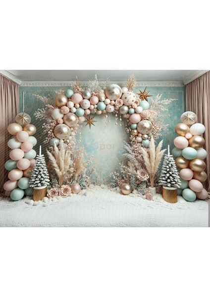 Pastel Zarafeti: 200 x 150 cm Stüdyo Fonu Arka Plan