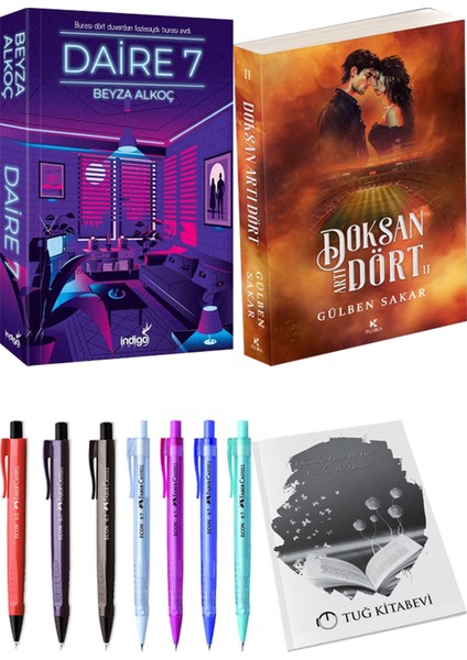 Doksan Artı Dört 2 ve Daire 7 Beyza Alkoç 2li Set + Hediyeli