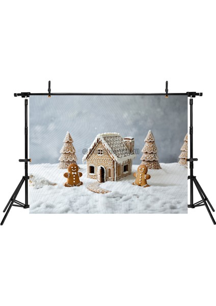 Zencefilli Kurabiye Köyü Temalı Stüdyo Fonu 200 x 150 cm Arka Plan fiyatları