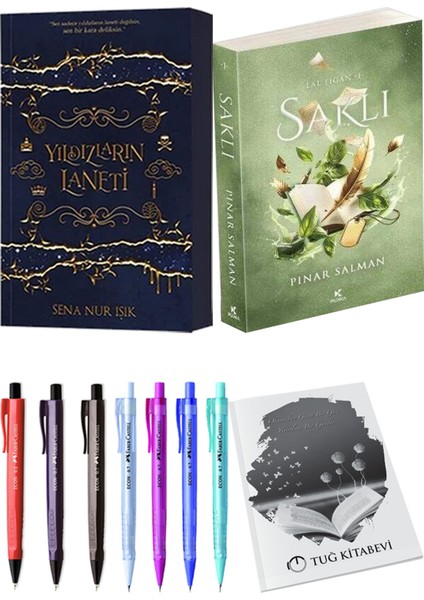 Saklı ve Yıldızların Laneti 1 Sena Nur Işık 2li Set + Hediyeli