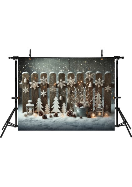 Rustik Kış Masalı Arka Plan - Stüdyo Fonu 200X150CM fiyatları