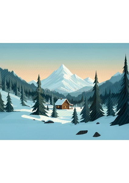 Yılbaşı Dekoratif Kış Arka Planı | 200X150CM Stüdyo Fonu