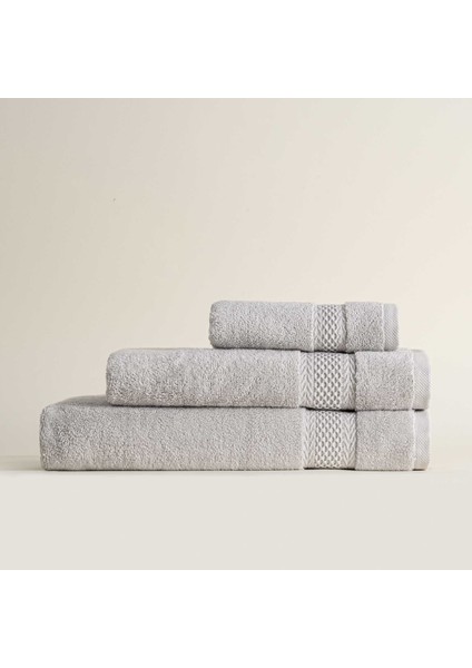 Auraline 3'lü Havlu Seti Organik Pamuk Gri fiyatları