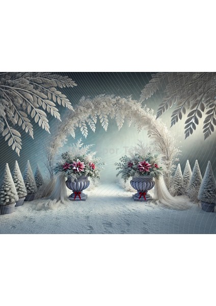 Kış Masalı Arka Plan Stüdyo Fonu 200X150CM