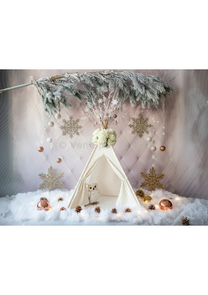 Kış Masalı Temalı 200X150CM Stüdyo Fonu Arka Plan