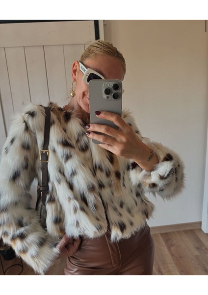 Miyu Leopar Desen Kürk
