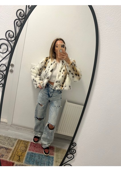 Miyu Leopar Desen Kürk modelleri