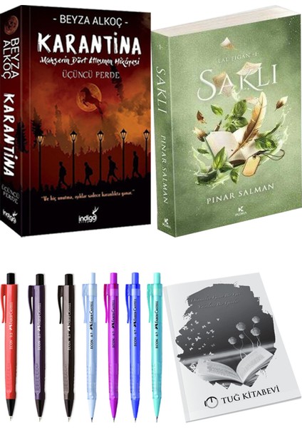 Saklı ve Karantina 3 Beyza Alkoç 2li Set + Hediyeli