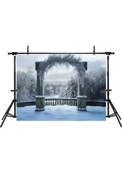 Romantik Kış Balkonu Arka Planı – 200X150CM Stüdyo Fonu fiyatları
