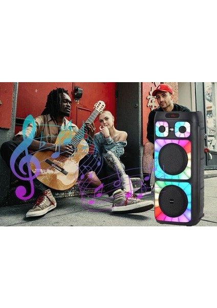 NDR-0101 Bluetooth Karaoke Taşıbilir Hoparlör