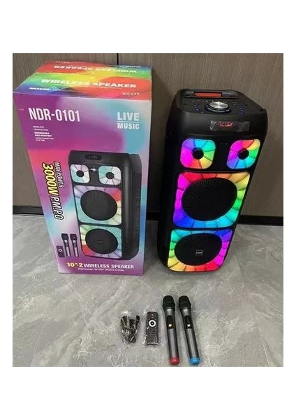 NDR-0101 Bluetooth Karaoke Taşıbilir Hoparlör