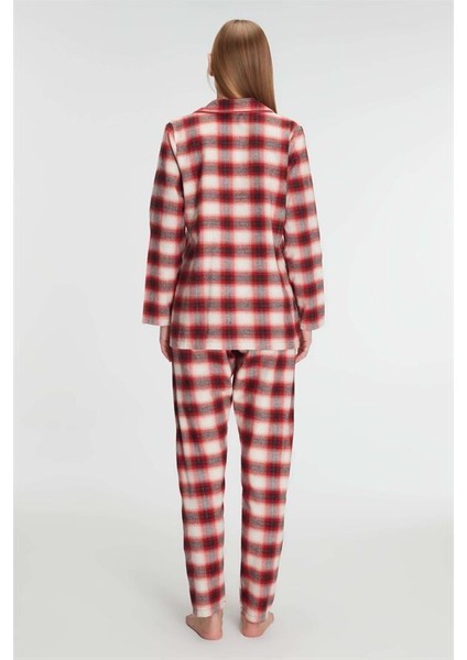 Pamuklu Uzun Kol Gömlek ve Pantolon Pijama Takım modelleri