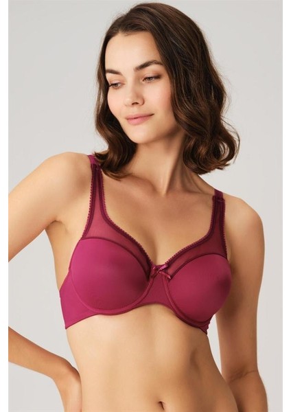 Kadın Balenli Desteksiz Dolgusuz Toparlayıcı Yumuşak Süngerli Günlük Klasik Küçültücü Sütyen (3606)