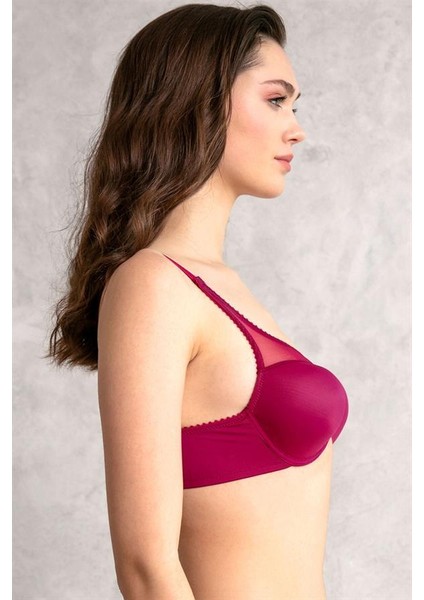 Kadın Balenli Desteksiz Dolgusuz Toparlayıcı Yumuşak Süngerli Günlük Klasik Küçültücü Sütyen (3606) modelleri