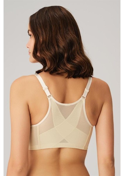 Kadın Balensiz Desteksiz Dolgusuz Geniş Askılı Toparlayıcı Önden Açılan Sırt Destekli Küçültücü Sütyen (3775) fiyatları