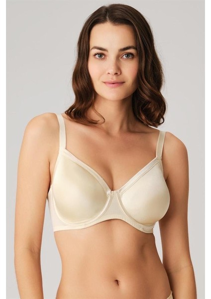 Kadın Balenli Desteksiz Dolgusuz Toparlayıcı Günlük Klasik Küçültücü Sütyen (3607)