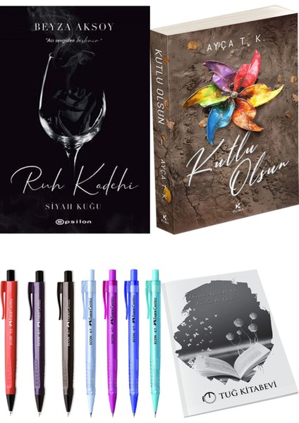 Kutlu Olsun ve Epsilon Yayınevi Ruh Kadehi Beyza Aksoy 2'li Set + Hediyeli