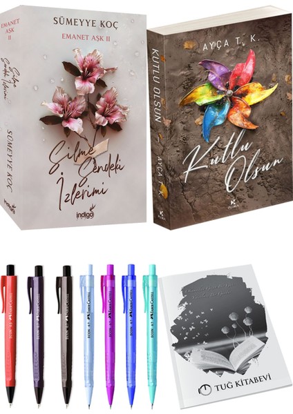 Kutlu Olsun ve Silme Sendeki Izlerimi Sümeyye Koç 2li Set + Hediyeli