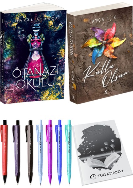Kutlu Olsun ve Ephesus Yayınları Ötanazi Okulu 2 Maral Atmaca 2'li Set + Hediyeli