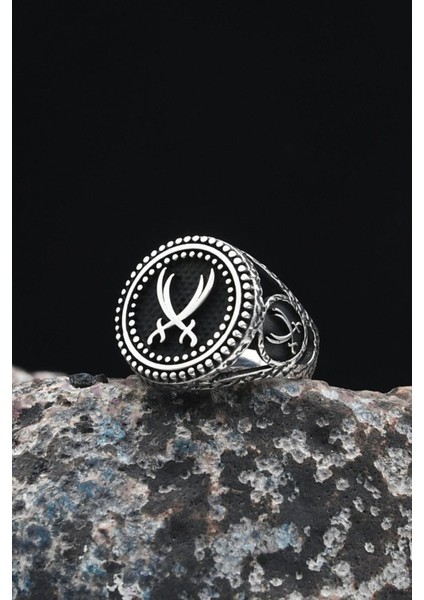 Gümüş Zülfikar Hz. Ali'nin Kılıcı 925 Ayar Gümüş Erkek Yüzüğü 901304 fırsatları