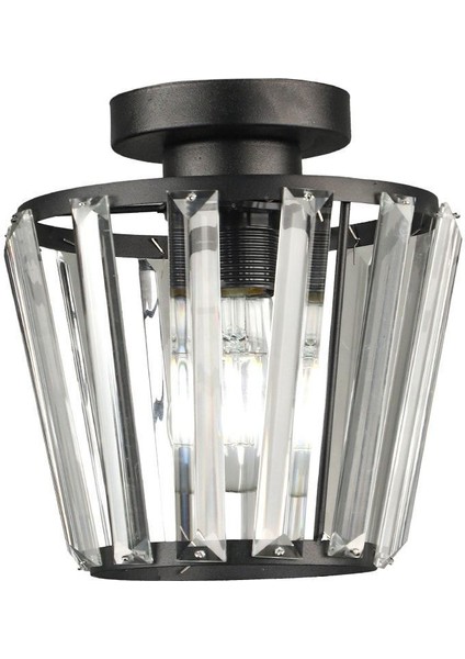 Neva Tavan Montaj Tekli Avize Siyah fırsatları