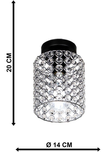 Deha Tekli Krom Tavan Montaj Küçük indirimleri