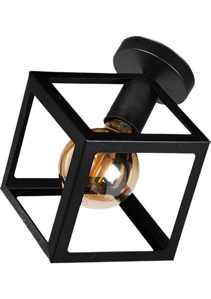 Küp Tekli Siyah Tavan Montaj Avize fırsatları