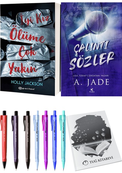 Çalıntı Sözler ve Epsilon Yayınevi Iyi Kız Ölüme Çok Yakın Holly Jackson 2'li Set + Hediyeli