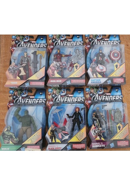 Marvel Avengers 6'lı Set - 9 cm