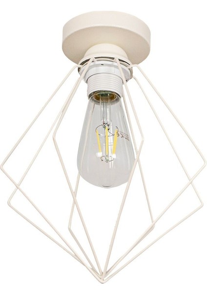 Lina Tekli Beyaz Tavan Montaj Avize fırsatları