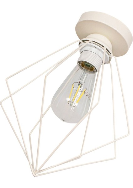 Lina Tekli Beyaz Tavan Montaj Avize indirimleri