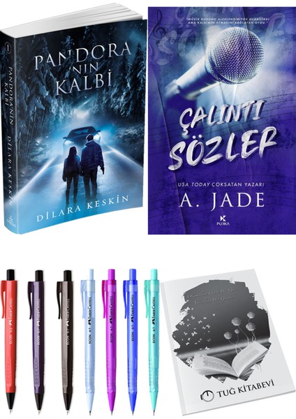 Çalıntı Sözler ve Ephesus Yayınları Pandora'nın Kalbi 1 Dilara Keskin 2'li Set + Hediyeli