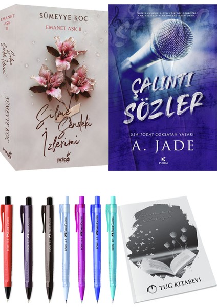 Çalıntı Sözler ve Silme Sendeki Izlerimi Sümeyye Koç 2li Set + Hediyeli