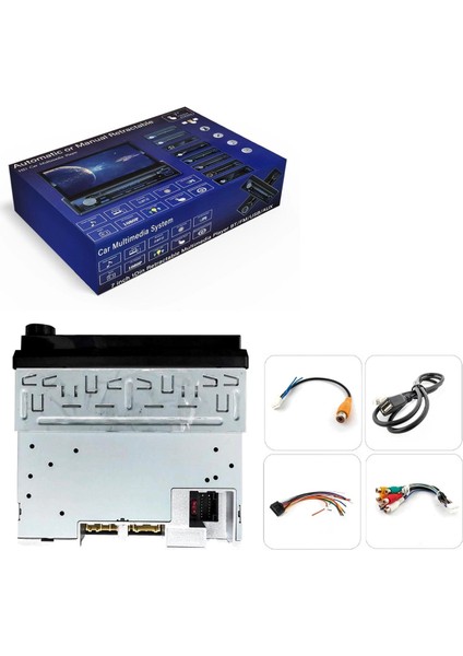 Indash Teyp 7 Inç 4X50 Watt Bluetooth Mirrorlink Carplay Mega VM-6700