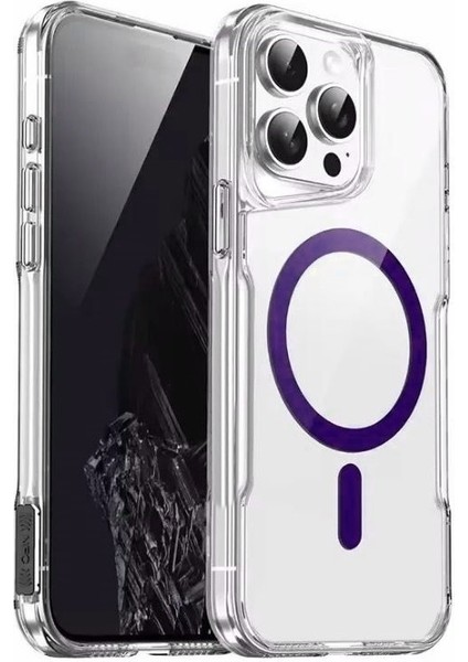 Iphone 12 Pro Max Kılıf T-Max Magsafe Renkli Sert Mika Alp