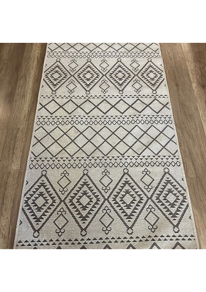 Luxess Halı Lu x ess Halı Cool 405 Krem Yıkanabilir Kilim