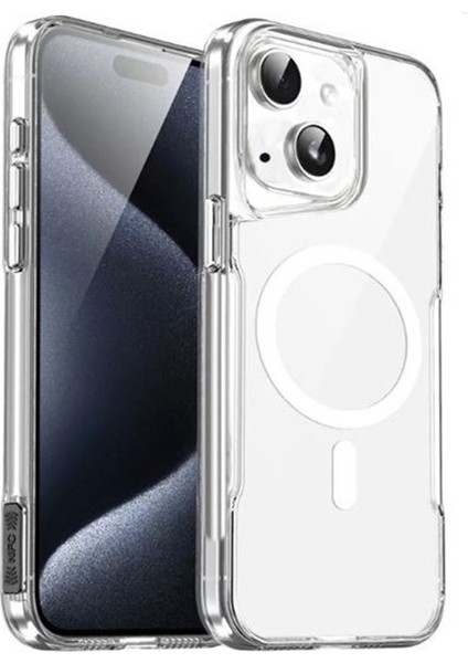 Iphone 15 Plus Kılıf T-Max Magsafe Renkli Sert Mika Alp