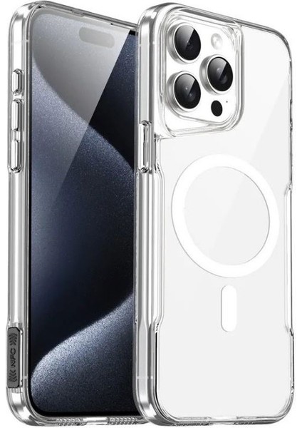 Iphone 15 Pro Max Kılıf T-Max Magsafe Renkli Sert Mika Alp