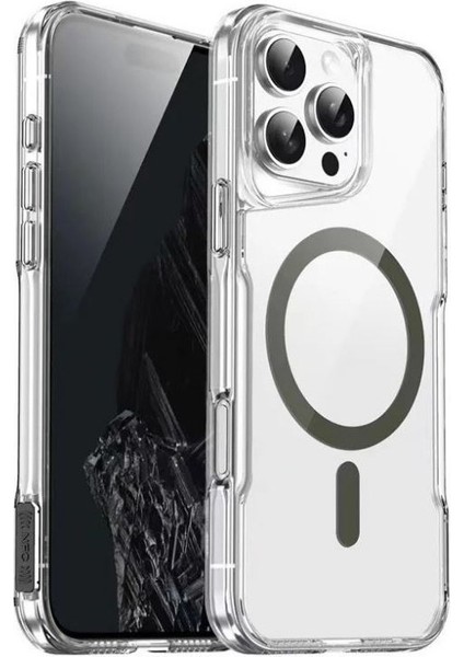 Iphone 16 Pro Kılıf T-Max Magsafe Renkli Sert Mika Alp
